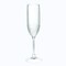 Edge Collections - 8.88" x 1.88" - Clear - Elegant Dimpled Stemmed Flutes for Champagne - 1 Piece